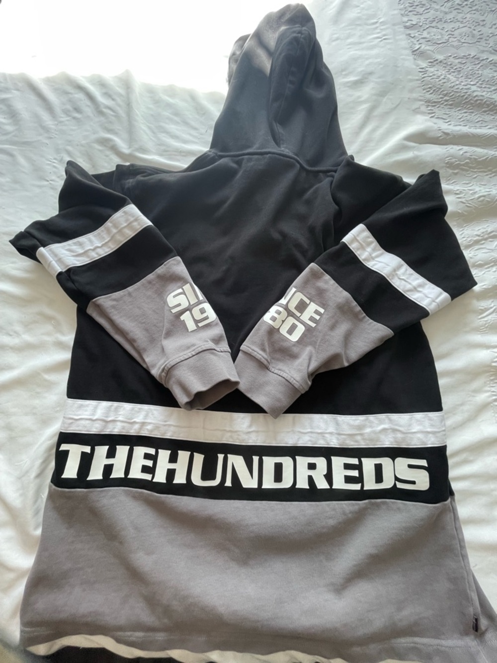 The Hundreds Black Pullover Hoodie with Logo Tag